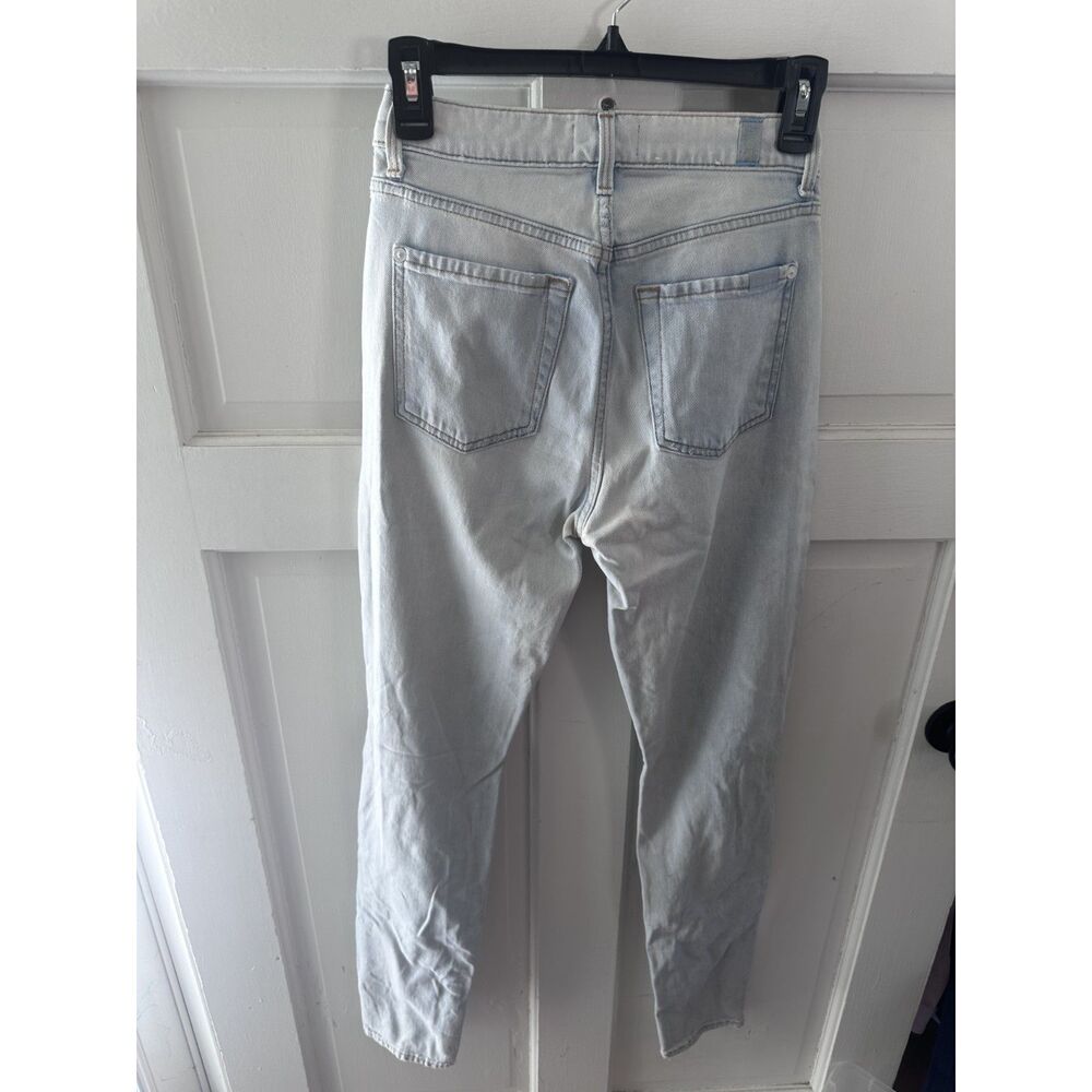 7 For All Mankind Womens Jeans Size 24 Light Wash Super Soft Denim - Picture 3 of 5
